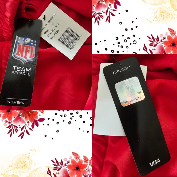 NFL Team G-III Apparel San Francisco 49ers Jacket | NWT | XS | Red Gold BLK WHT - Picture 16 of 16